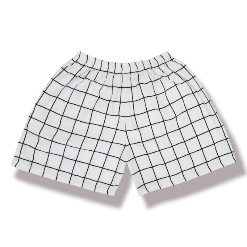 celana kolor motif kotak-kotak