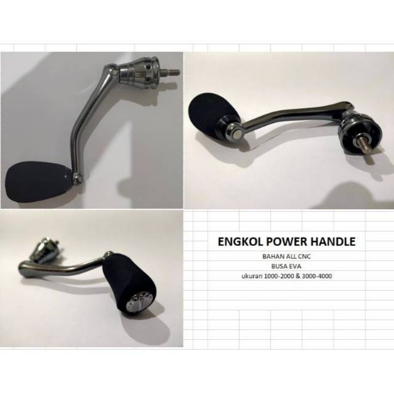 Engkol Katrol Power Handle. Handle Reel. Engkol Reel 800-4000