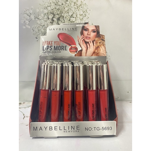 (LUSINAN) Lipgloss Maybelline Matte Longlasting Waterproof Item no:6020 / Lipstick Maybelline