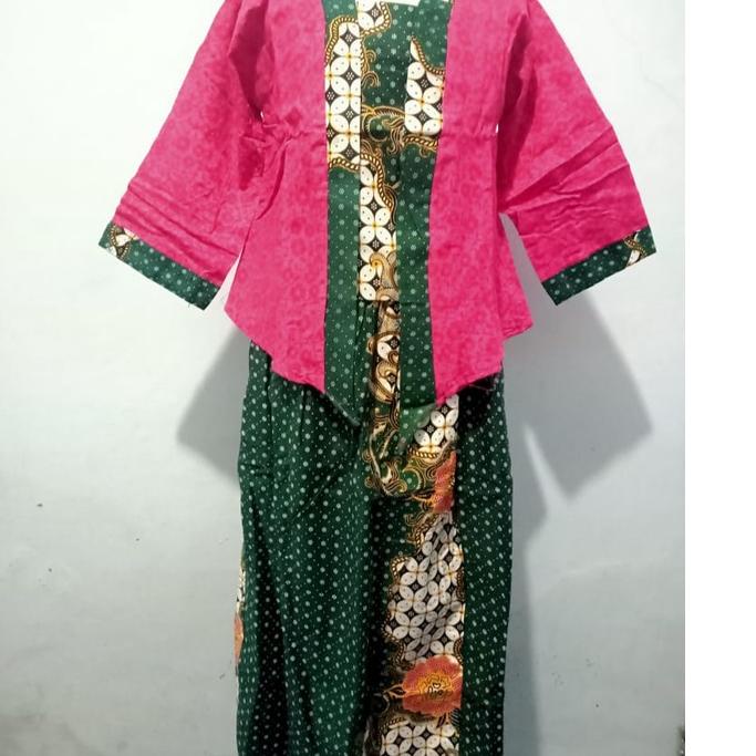 New - KUTU BARU ANAK Usia 1,2,3,4,5,6,7,8,9,10,Tahun Setelan Kebaya Lengan Panjang + Rok Batik