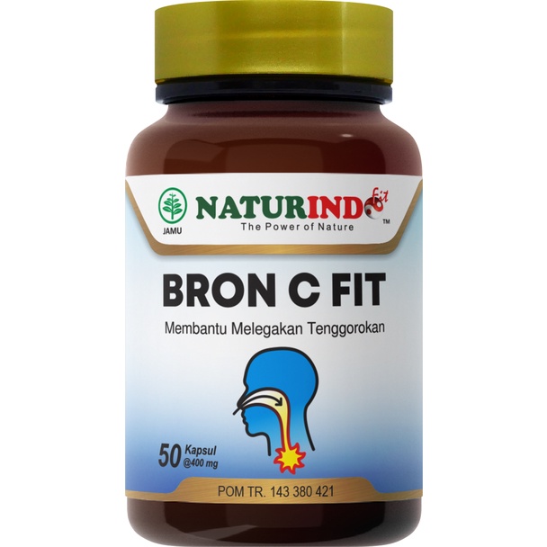 Obat Herbal BRON C FIT Naturindo (Spesial Atasi Pernafasan)