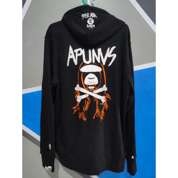 Hoodie Aape x Steve Aoki, Second Brand....