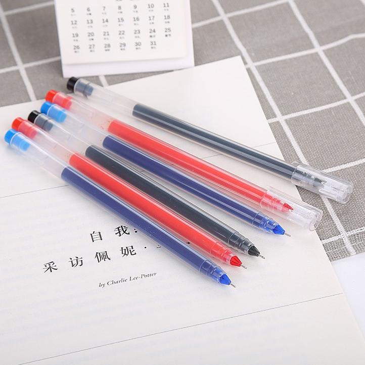 

(B-V4V)(♥) ⭐Bobastore⭐ R439 Pulpen Gel Cair 0.5mm Tip Jarum Neutral Pen Alat Tulis Kantor berkualitas