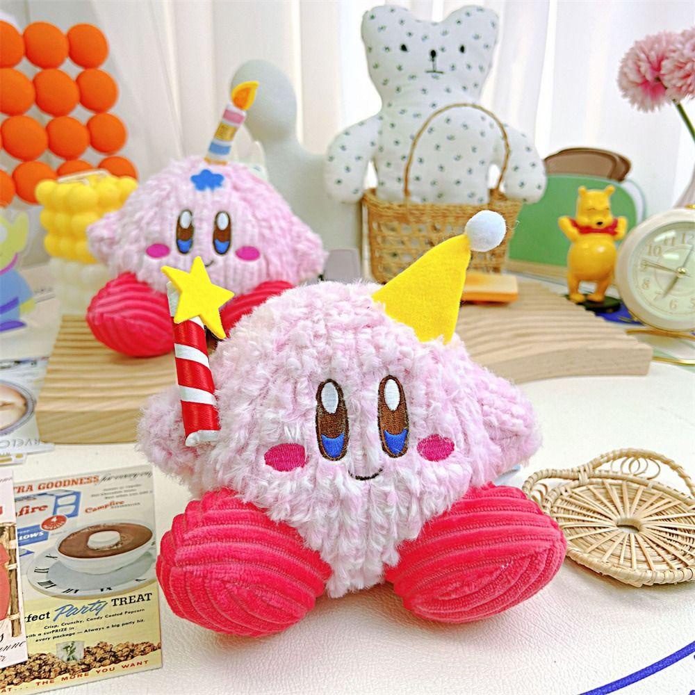 Lanfy Kirby Mainan Mewah Anak Hadiah Kawaii Kartun Untuk Gadis Lembut Dekorasi Kamar Boneka Boneka