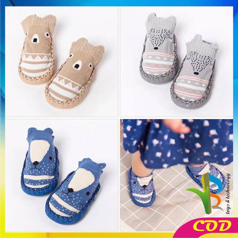 RB-P3 Sepatu Anak Bayi - Baby Prewalker Shoes Socks Anti Slip Kaos Kaki Anak Bayi