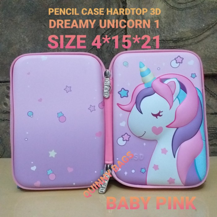 

Tempat Pensil Pencil Case Hardtop 3D Smiggle Unicorn Tempat Pensil Anak Unicorn