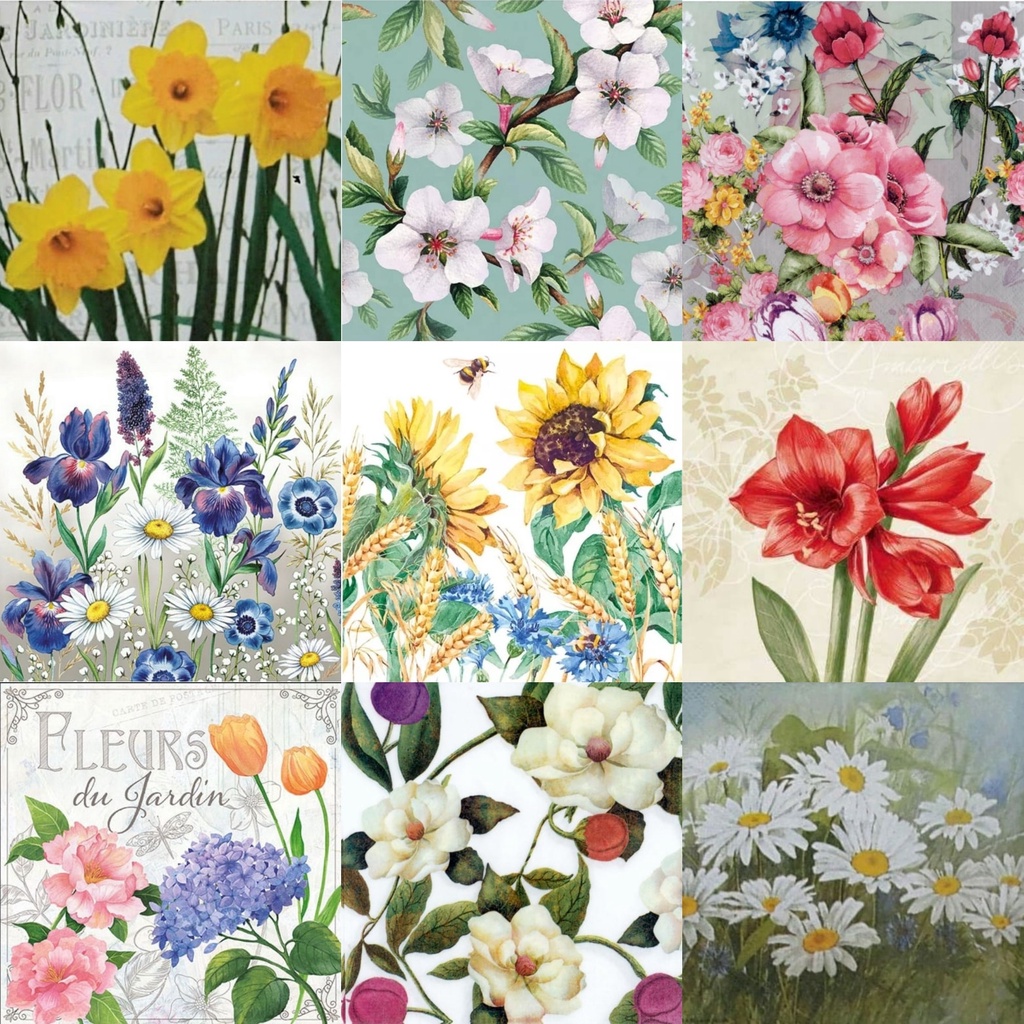 TISU NAPKIN DECOUPAGE EROPAH – Cocktail A