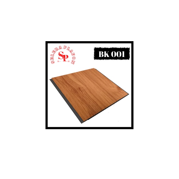Plafon pvc doff batik bk 001 / plafon pvc serat kayu