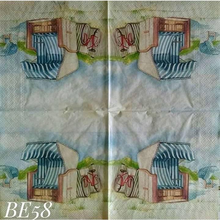 

Napkin Euro Beach BE58/ Tissue Decoupage