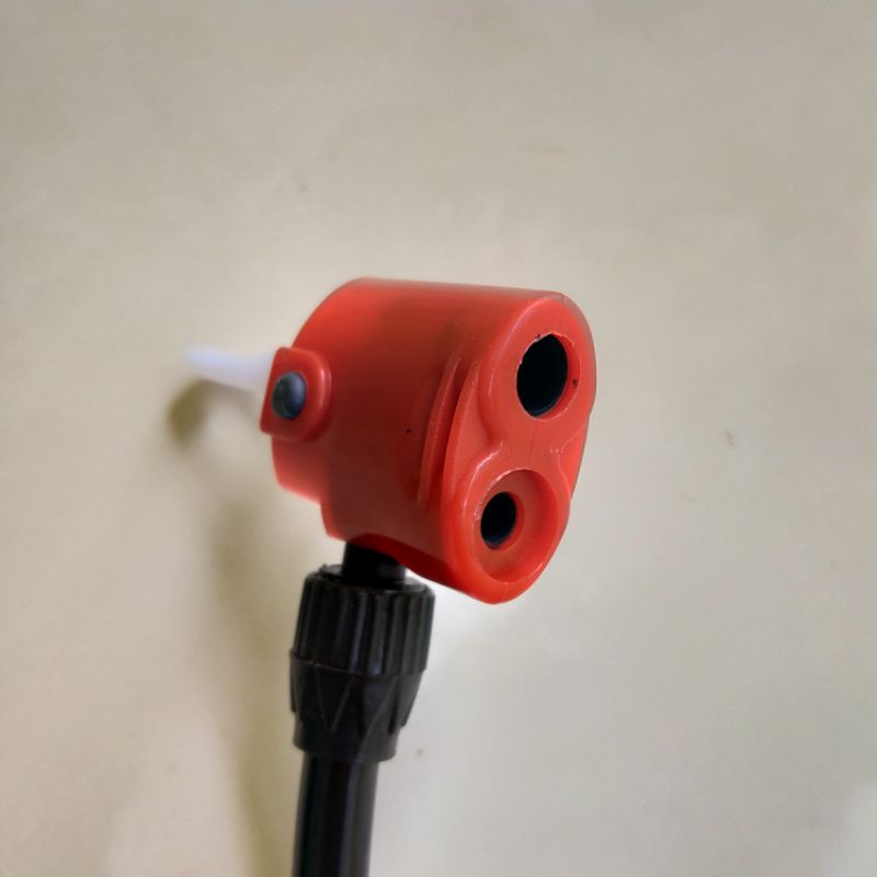 Pompa Angin Sepeda dan Motor Model Terbalik Dop AV dan Lancip Peralon Murah Berkualitas Merk Odessy