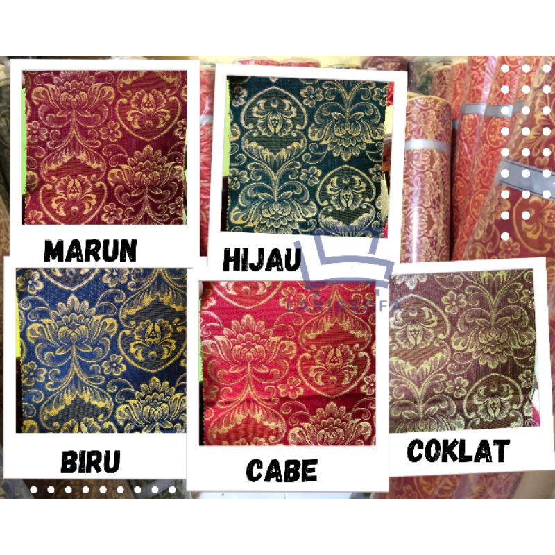KAIN SOFA METERAN / BAHAN KURSI JOK MURAH / KAIN SOFA MOTIF