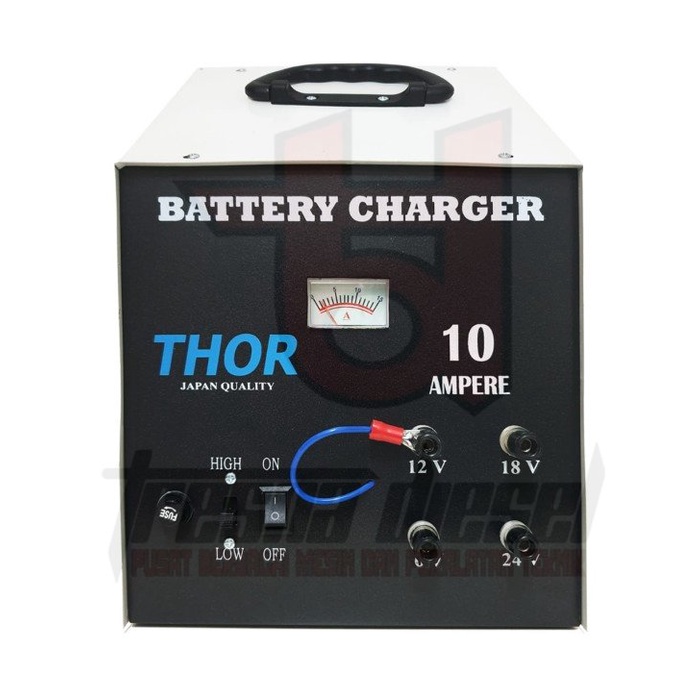 THOR Battery charger 10.15.20 Ampere Cas Aki Charger Aki batrei batrai aki - 10 Ampere