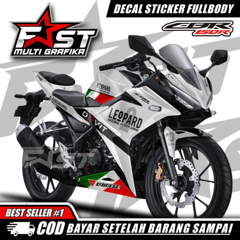 TIDAK MUDAH LUNTUR Decal Cbr 150r 2021 Facelift Honda Cbr 2021 Leopard 2