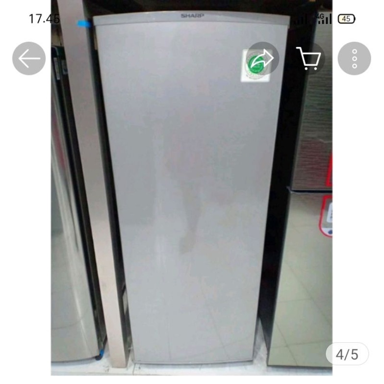 Frezer sharp 6 rak FJM 189 NSS garansi resmi