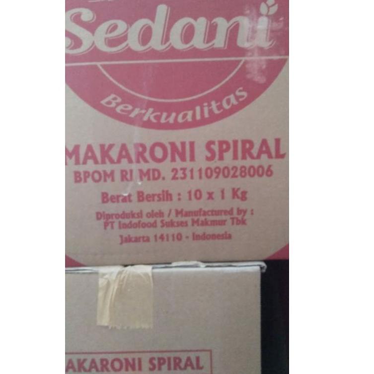 

ヹ MAKRONI BANTET SPIRAL MENTAH CAP SEDANI 1 KG ↑