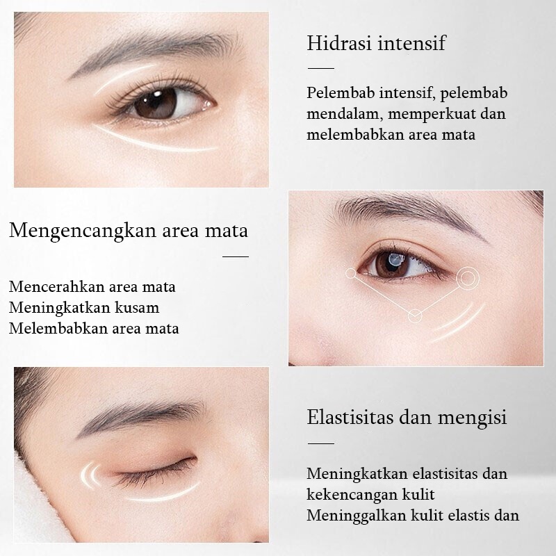 Eye Cream Activating Close Repair Eye Cream 20g Eye Bag Removal Dark Circles Anti-Wrinkle Anti-Aging Squalane / Asam Hyaluronic Activating Close Repair Eye Cream