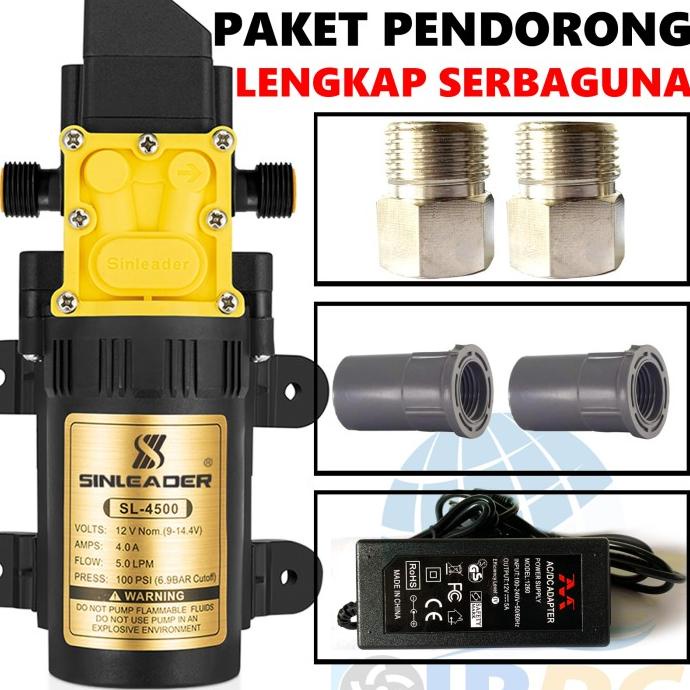 New Paket Pompa Pendorong Serbaguna Otomatis Bertekanan Tinggi - Sl 4500