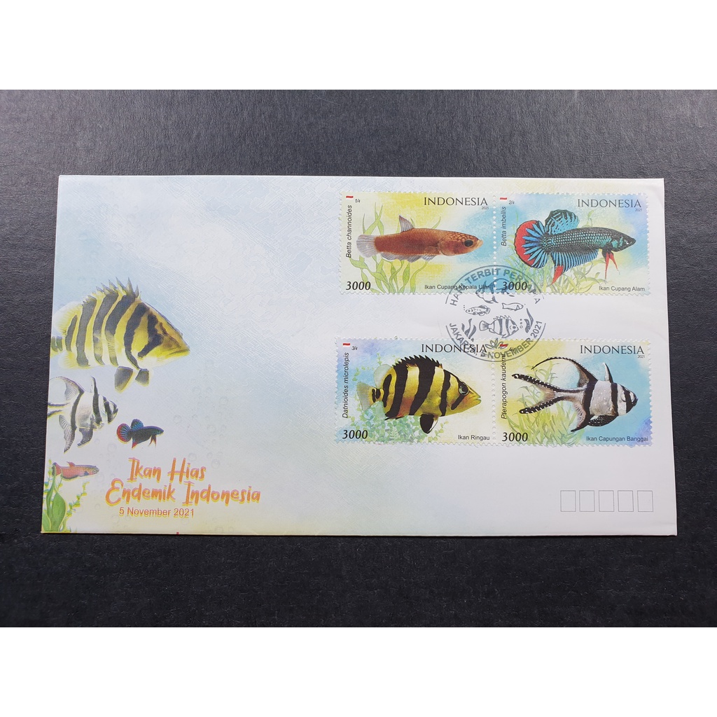 

Perangko SHP Ikan Hias Endemik Indonesia 2021