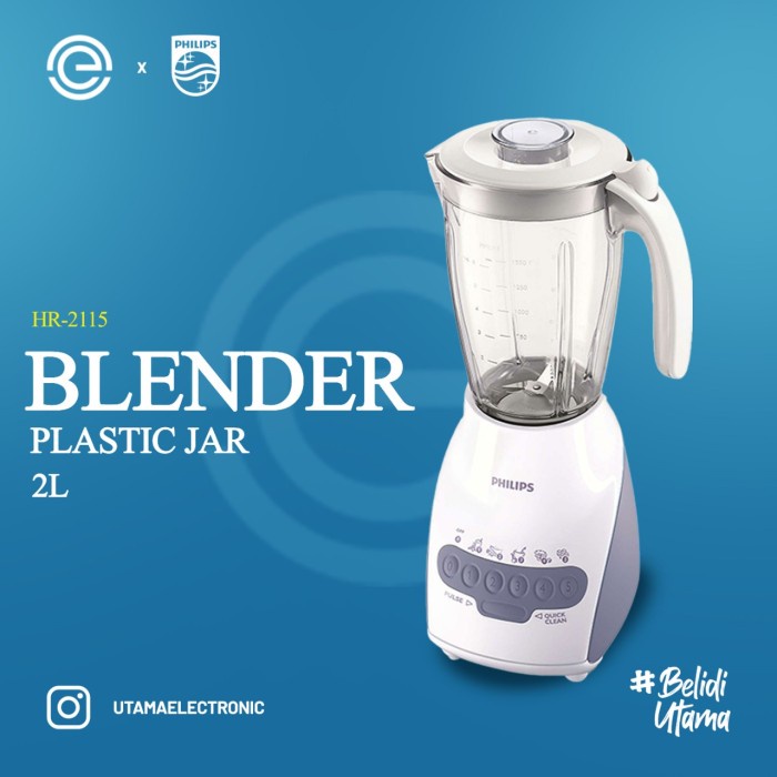 Philips Blender Plastik Hr2115 #Original