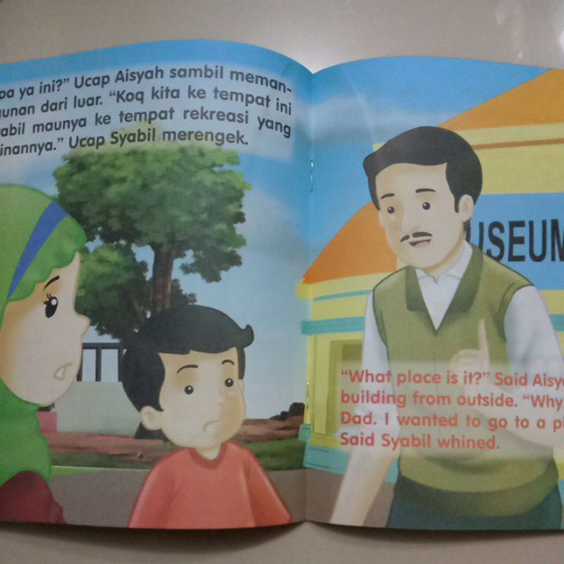 Buku Aku Berkunjung Ke Museum Cerita Dongeng Bilingual
