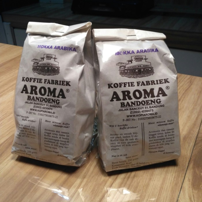 

KOPI AROMA MOKA ARABIKA 250gr - M Arabika Halus