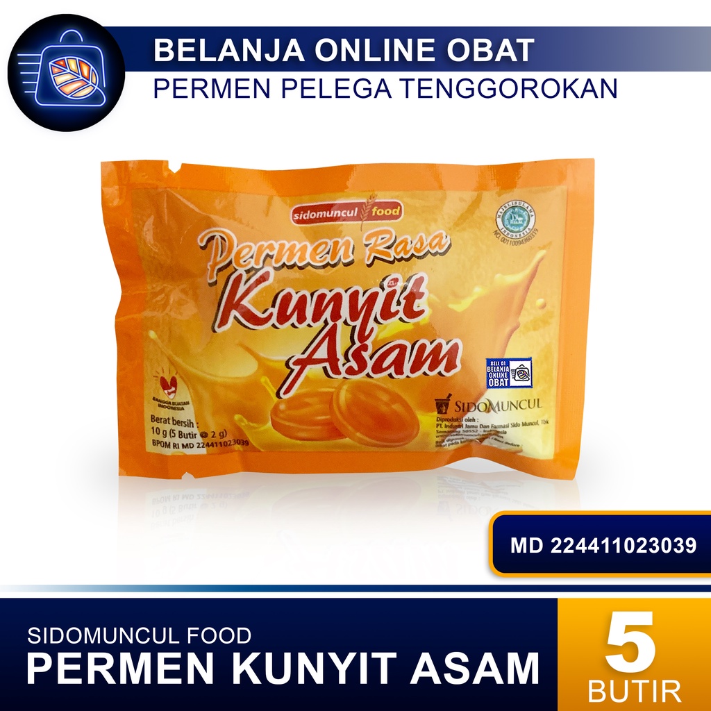

SIDOMUNCUL PERMEN KUNYIT ASAM // Pelega Tenggorokan