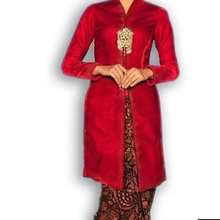 Kebaya Beludru Luna Kutubaru Panjang (Cantumkan warna di chat/Pesan)