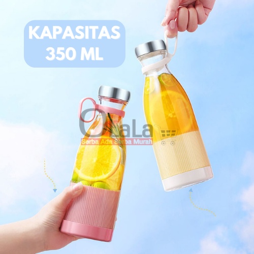 BLENDER PORTABLE JUICER BOTOL TRAVEL MULTIFUNGSI OLL-A578 420ML