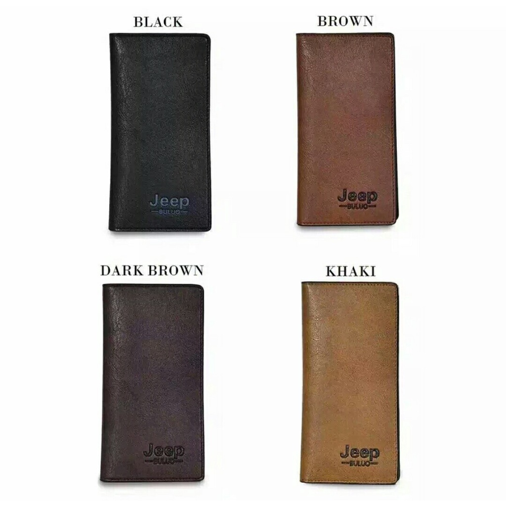 DOMPET KARTU IMPORT JEEP EMBOSS DOMPET KARTU WANITA PRIA-DOMPET FASHION ADA TEMPAT UANG DOMPET KULIT