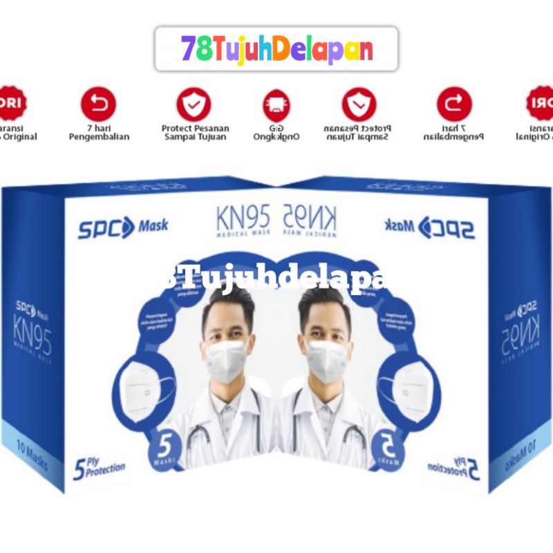 MASKER KN95 SPC 5ply / 10 pcs