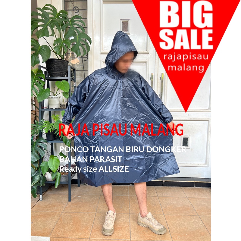 PONCHO LENGAN PARASIT ORIGINAL ANTI TEMBUS DAN SOBEK BAHAN PARASIT