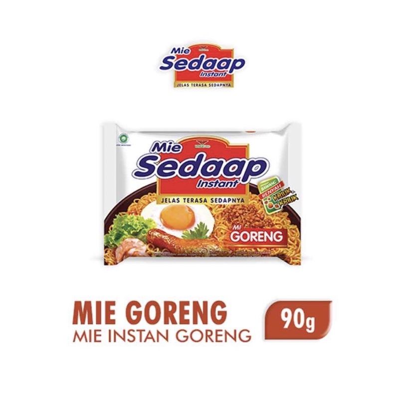 

Mie sedap instan goreng 90 gr/1Pcs