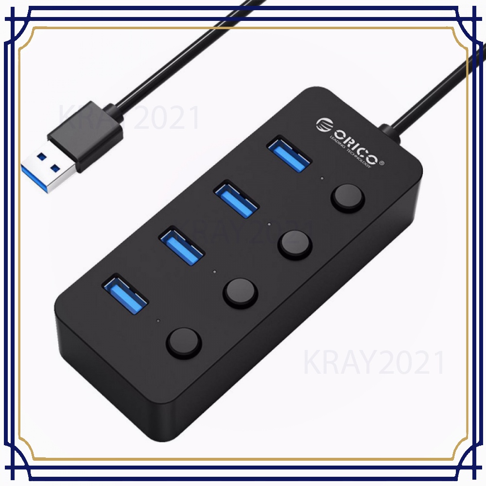 USB 3.0 High Speed USB HUB 4 Port with On/Off Switch -HB866