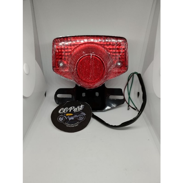 Stoplamp Motor Honda CB 100 Set Dudukan Plat Nomor