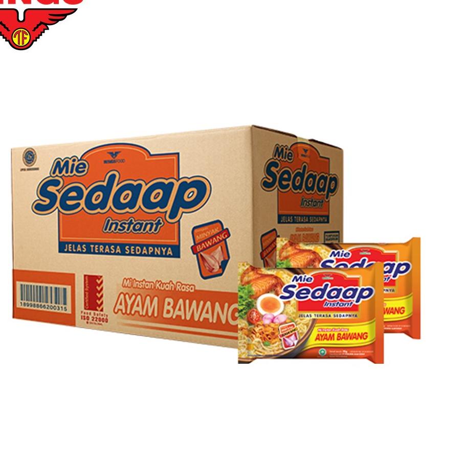 

T56✱ SEDAAP Mie Instan Ayam Bawang Bag 70GR Box isi 40 Pcs Model Baru