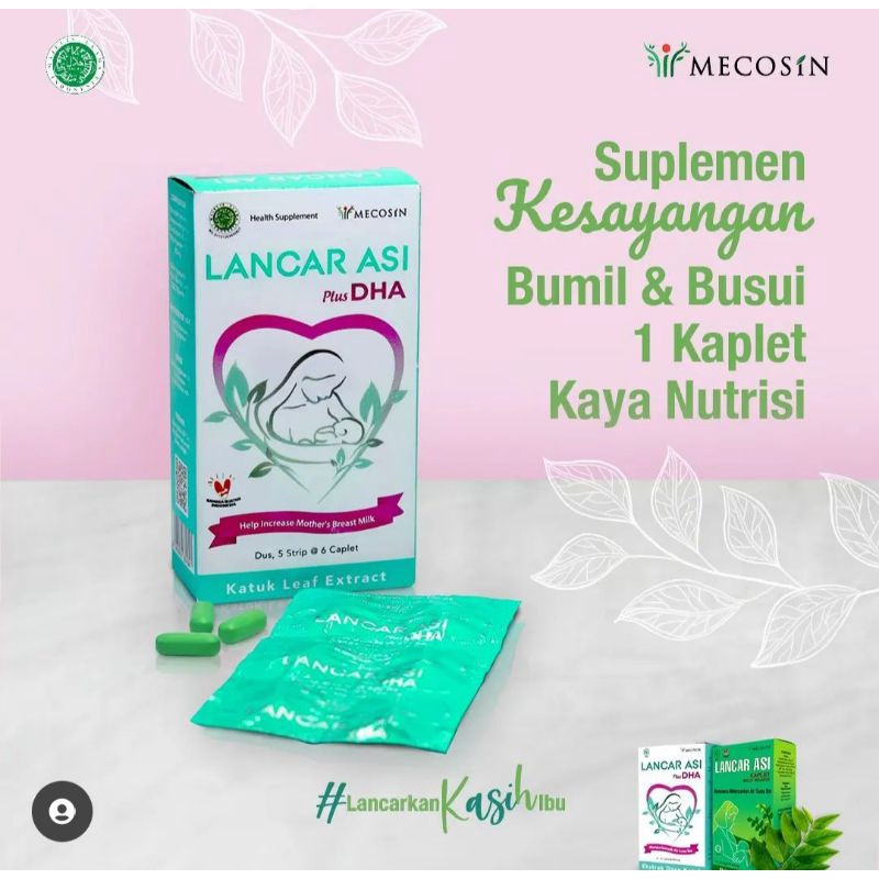 Lancar ASI plus DHA kapsul Pelancar ASI Herbal