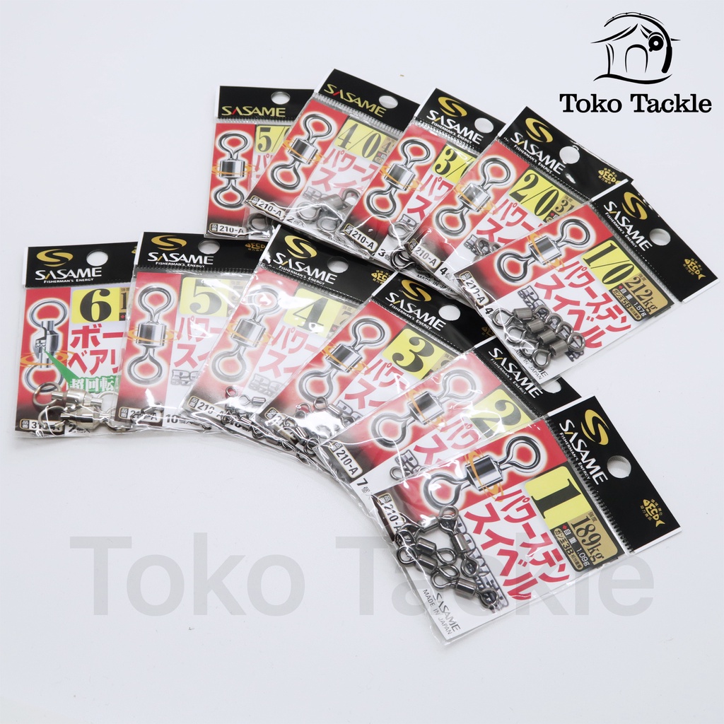 Sasame Power Stan Swivel original size 1/0-5/0 - 1/0