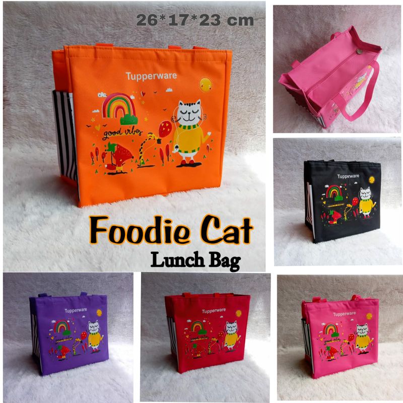 Foodie Cat Lunch Bag ( Zipper bunga Es )