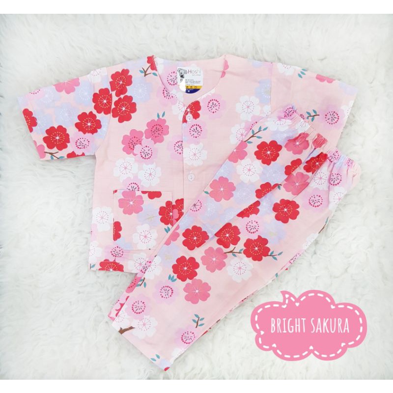 Piyama Bayi Katun usia 6-24 bulan Baju Tidur Bayi Katun