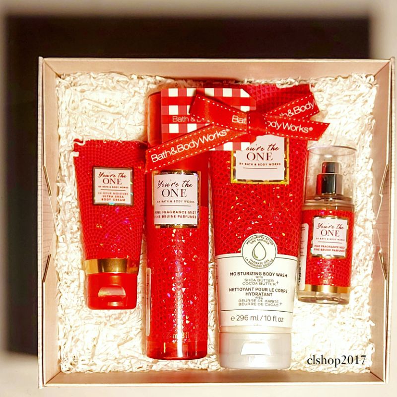 BBW YOU'RE THE ONE GIFT SET PAKET BATH &amp; BODY WORKS