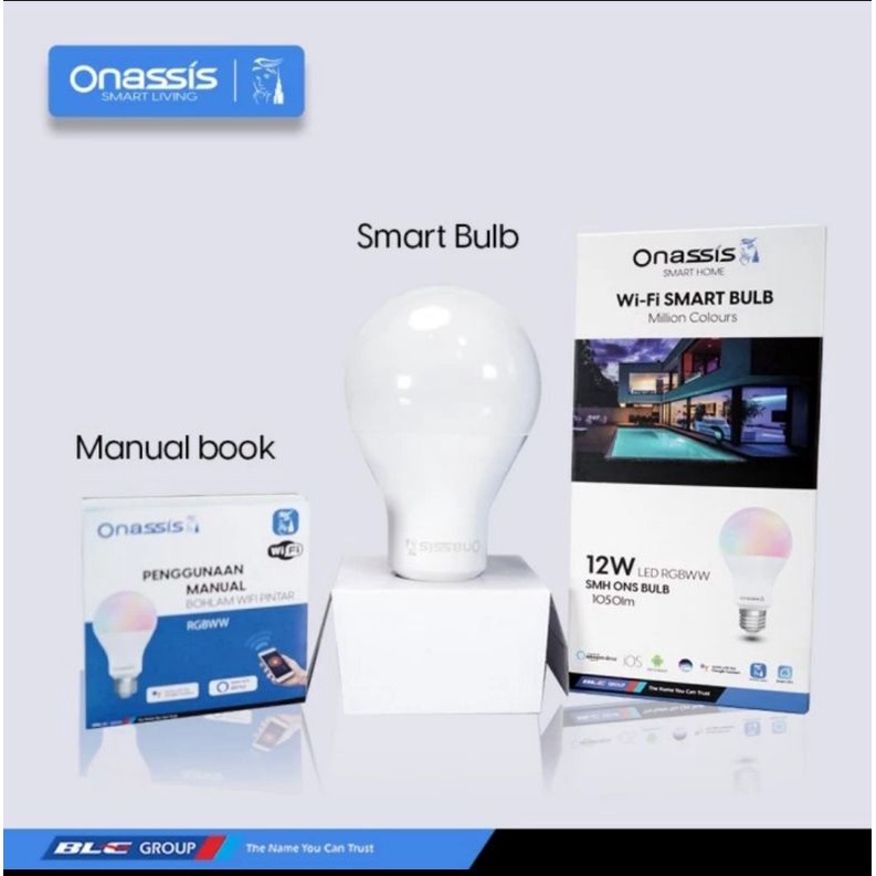 Smart Light Bulb - Smart Led Bulb - Lampu Pintat Wifi 12 Watt & 9 Watt (paket hemat 2 pcs)