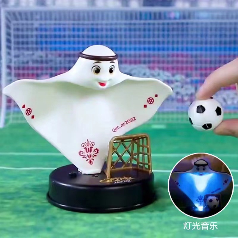 2022hiasan Hias Maskot Luminous Qatar Piala Dunia Souvenir Piala Dunia Qatar