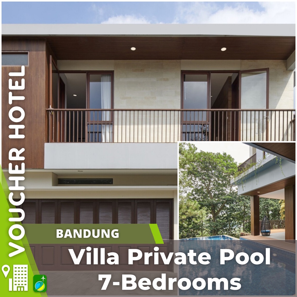 Villa Private Pool 7 Bedroom Bandung Voucher Hotel Murah