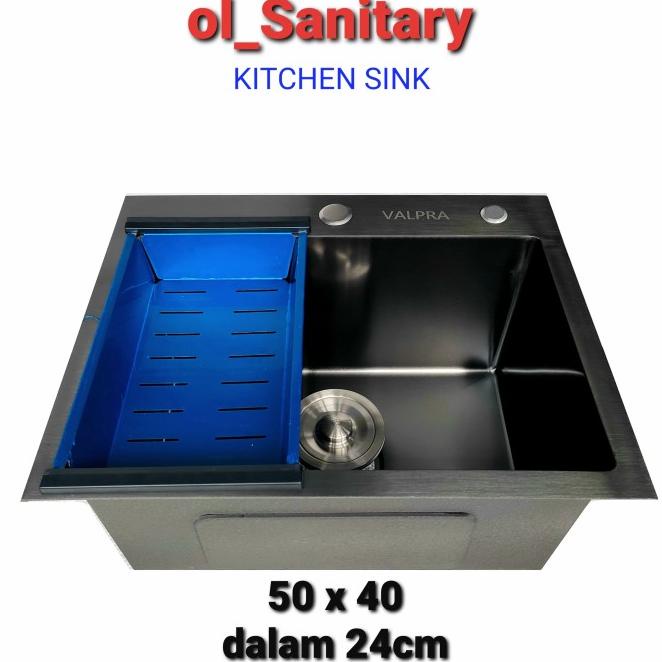 Bak Cuci Piring Kitchen Sink Hitam Rak Cuci Piring Tempat Cuci Piring