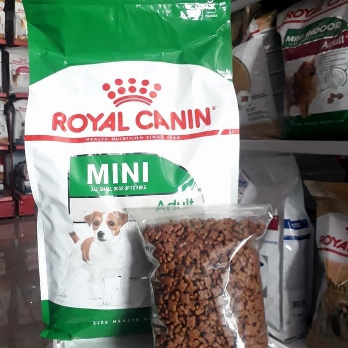 royal canin mini adult kemasan 1000 gram rc mini dewasa dog