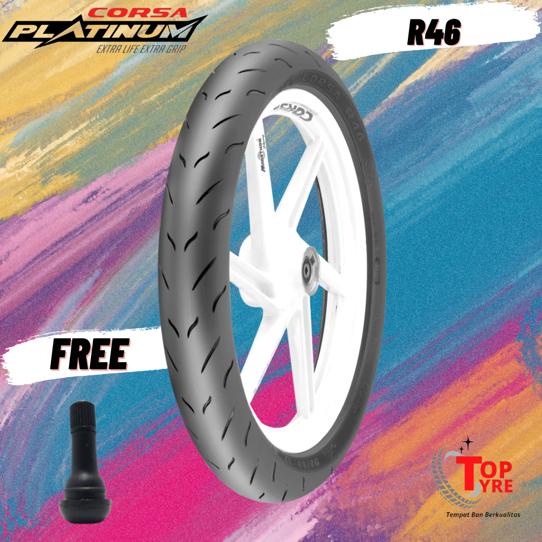 BAN MOTOR RING 17 // CORSA R46 PLATINUM 150/60-17 TUBELESS // BAN MOTOR CBR250, R25, NINJA 250, R15