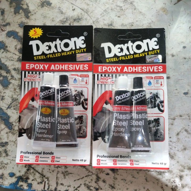 

LEM DEXTONE EPOXY 5 MENIT/LEM DUA TON DEXTONE
