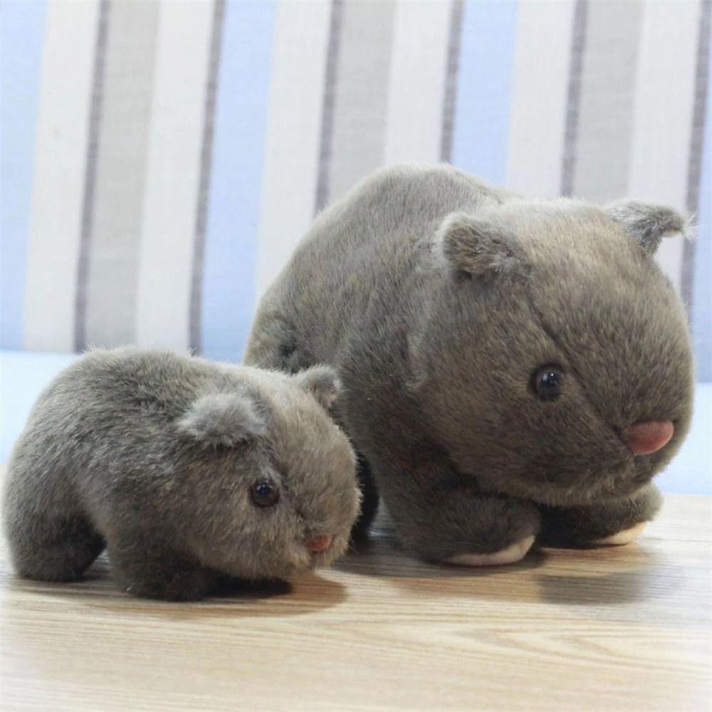 Needway  Guinea Pig Mewah Dekorasi Rumah Lembut Simulasi Tikus Boneka Hewan Anak Hadiah Hewan Liar Mouse Mainan Mewah