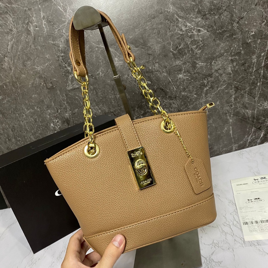 Co@ch Lane Bucket Bag In ColourBlock 22189 (FreeKantongKain+Bubble Wrap)