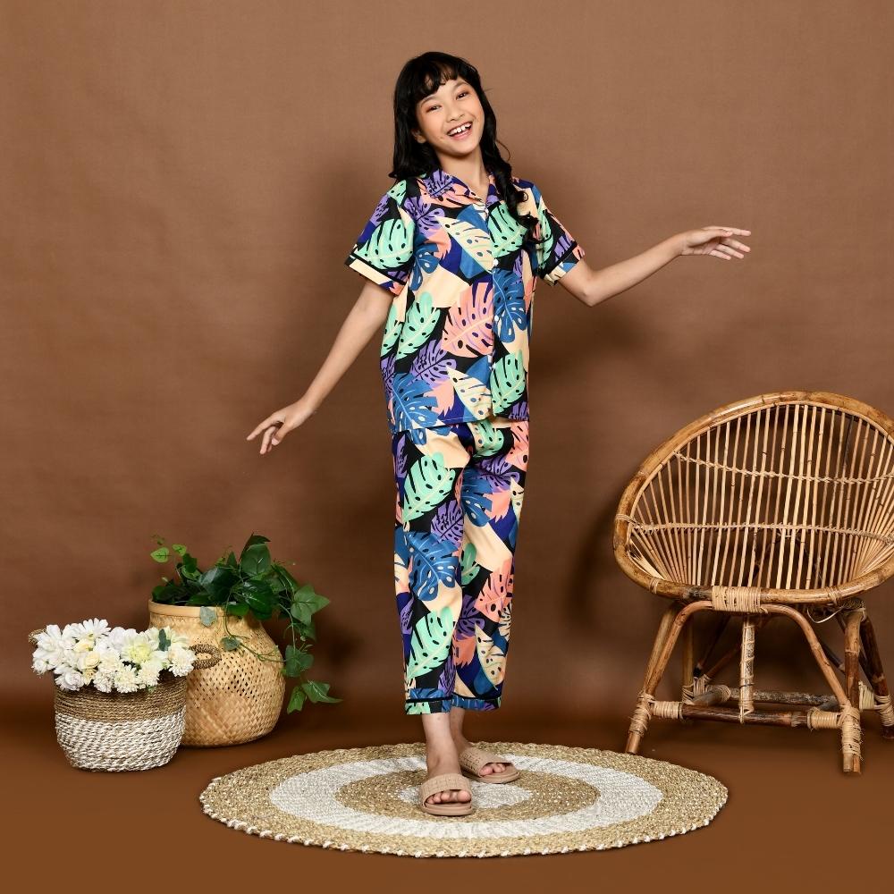 Cleopatra Piyama Anak Perempuan Usia 8 - 12 Tahun ( kids Size 8 / 10 / 12 ) Bahan Microtex / Piyama Anak Cewe / Piyama Karakter / Piyama Motif Anak - Part 1